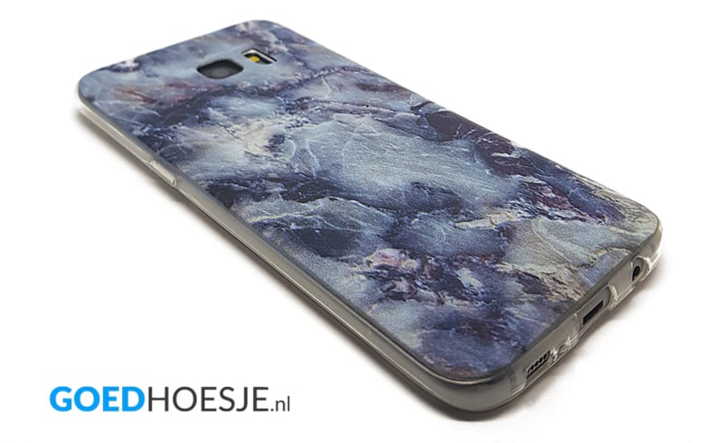 Flexibel tpu backcover hoesje met marmer design voor Galaxy S7 Edge