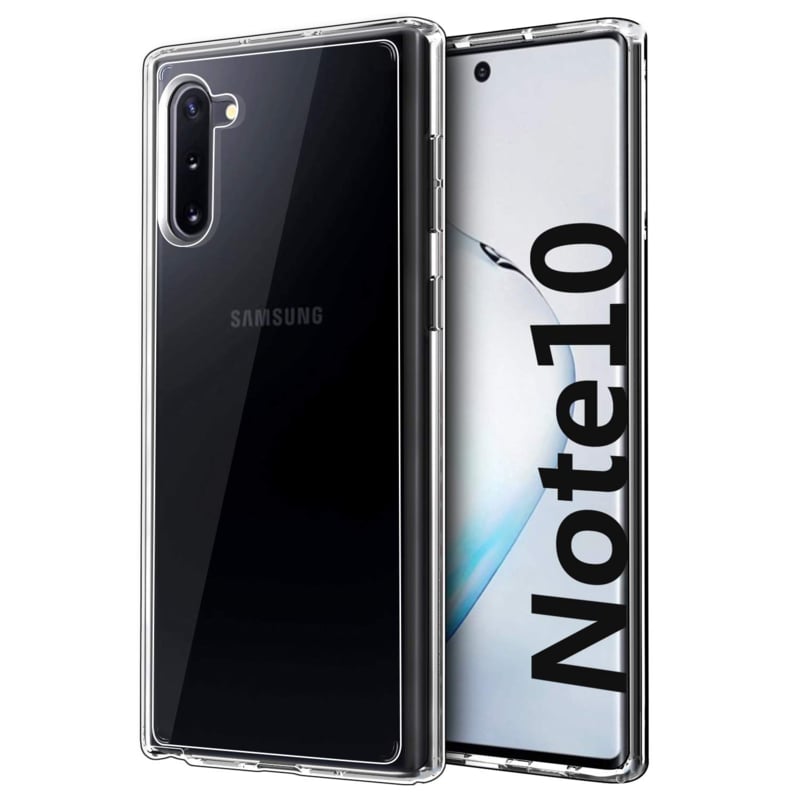 Transparant hybride telefoonhoesje met schokbestendige bumper