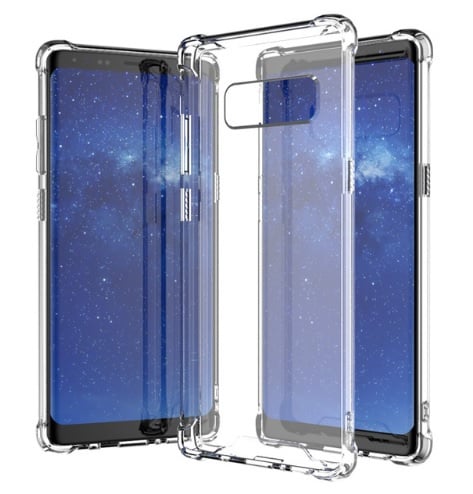 Transparant TPU hoesje voor Galaxy Note 8 met luchtkussens