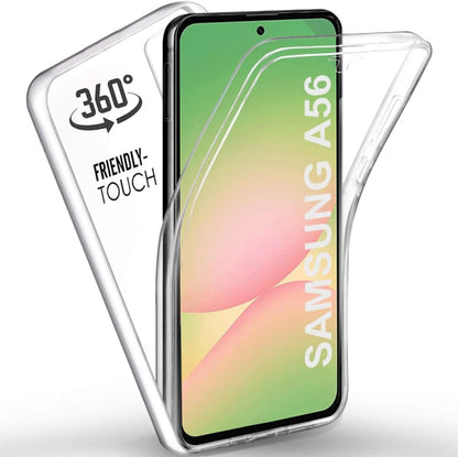 Transparant 360 Graden Telefoonhoesje voor Samsung Galaxy A56 5G