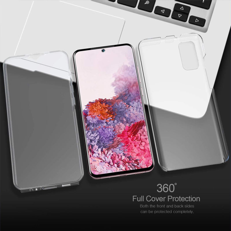 Transparant 360 graden telefoonhoesje voor Galaxy S20