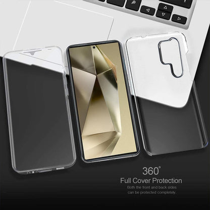 Transparant hybride 360 graden hoesje voor Galaxy S24 Ultra