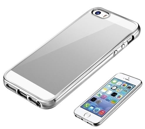 Transparant TPU Telefoonhoesje voor iPhone 5 / 5S / SE met Gecoate Randen
