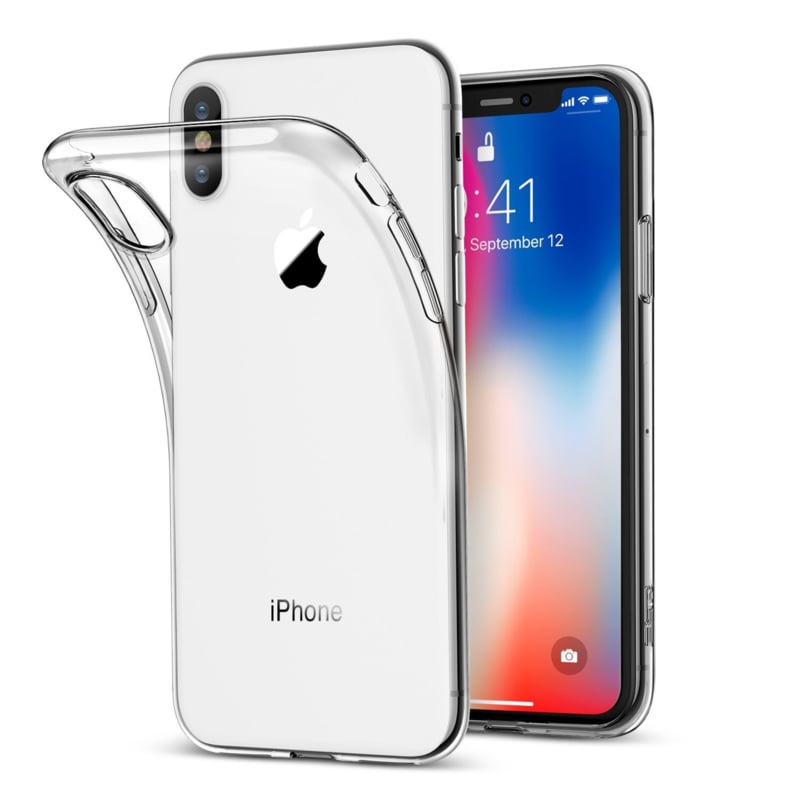 Transparant TPU Telefoonhoesje voor iPhone X en Xs