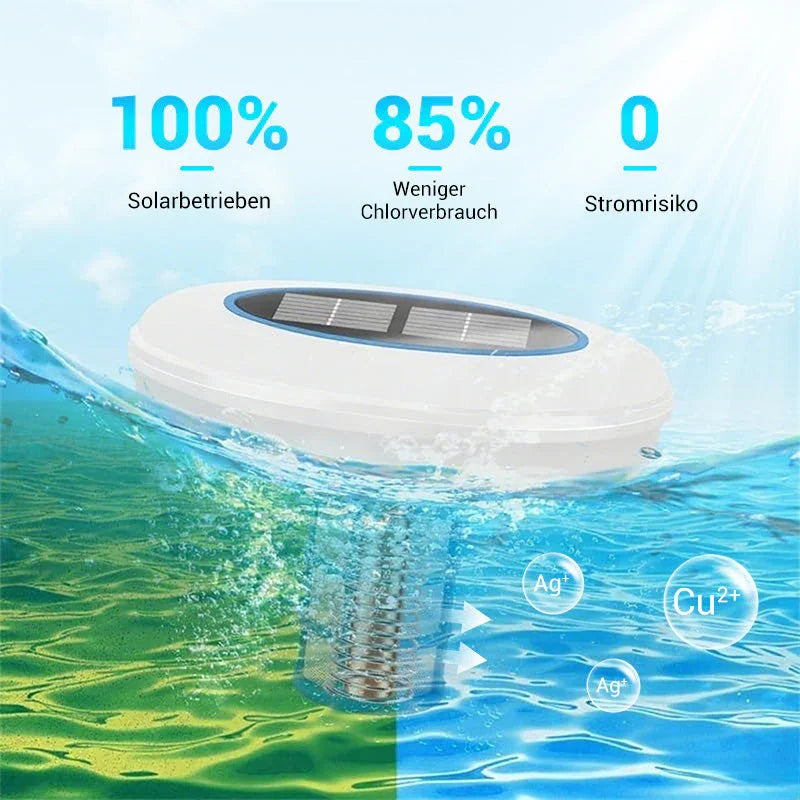 Zonne-energie zwembadionisator voor kristalhelder water | LE30244495-2