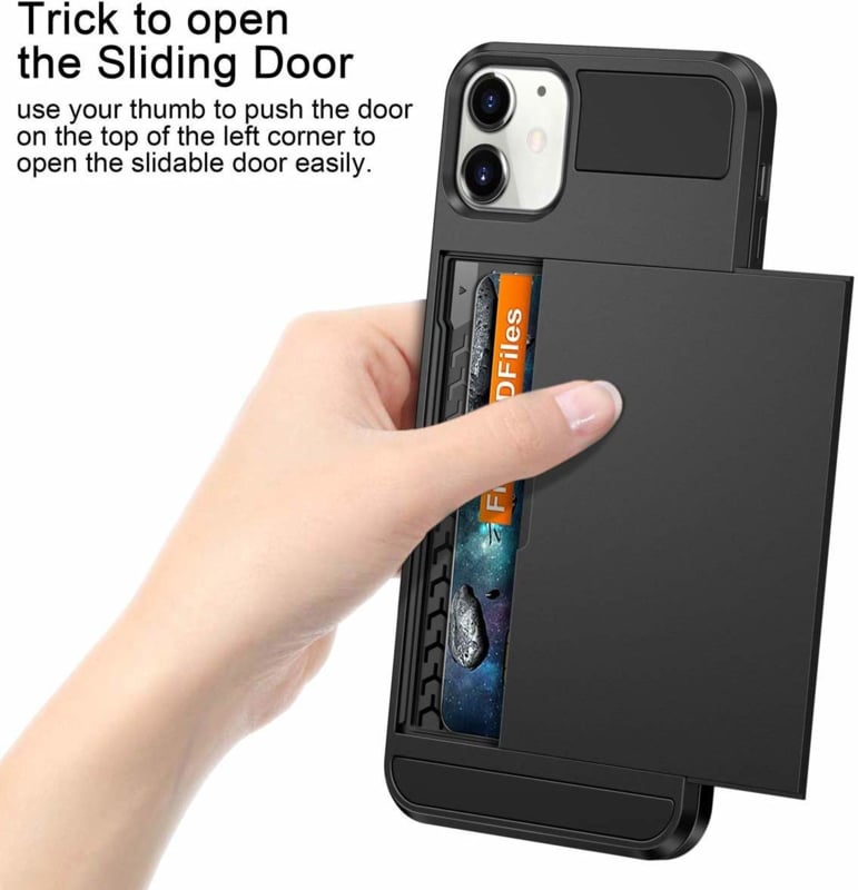 Slide Armor hoesje met pashouder voor iPhone 11