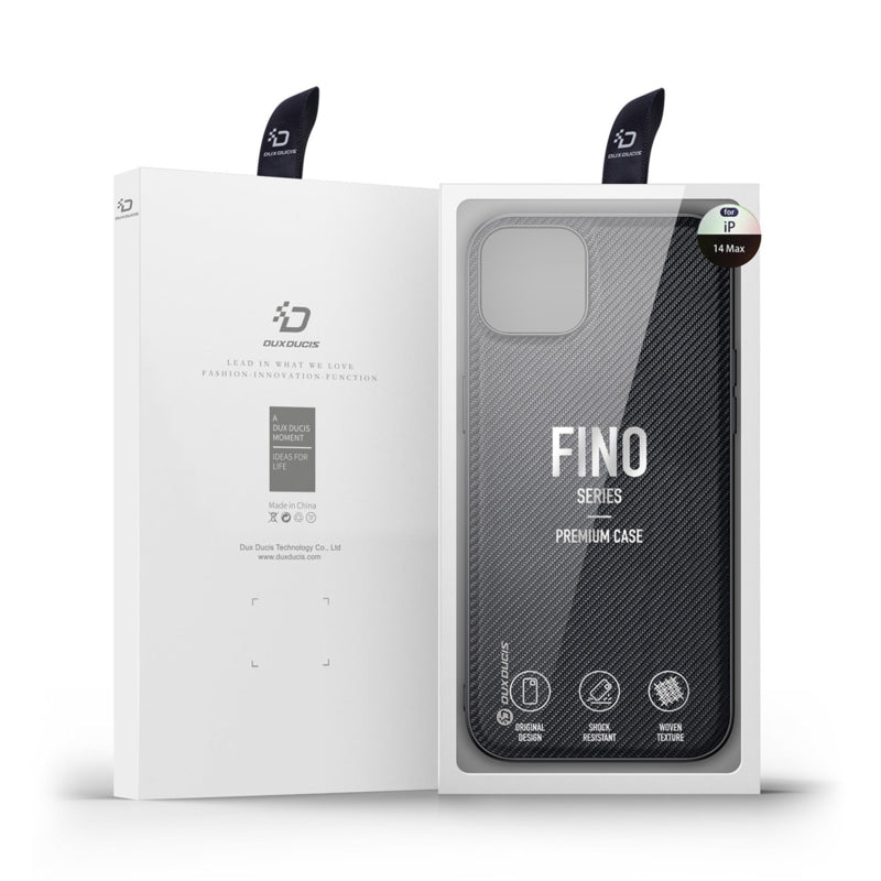 Dux Ducis Fino Hybrid Backcover Voor iPhone 14 Plus Zwart