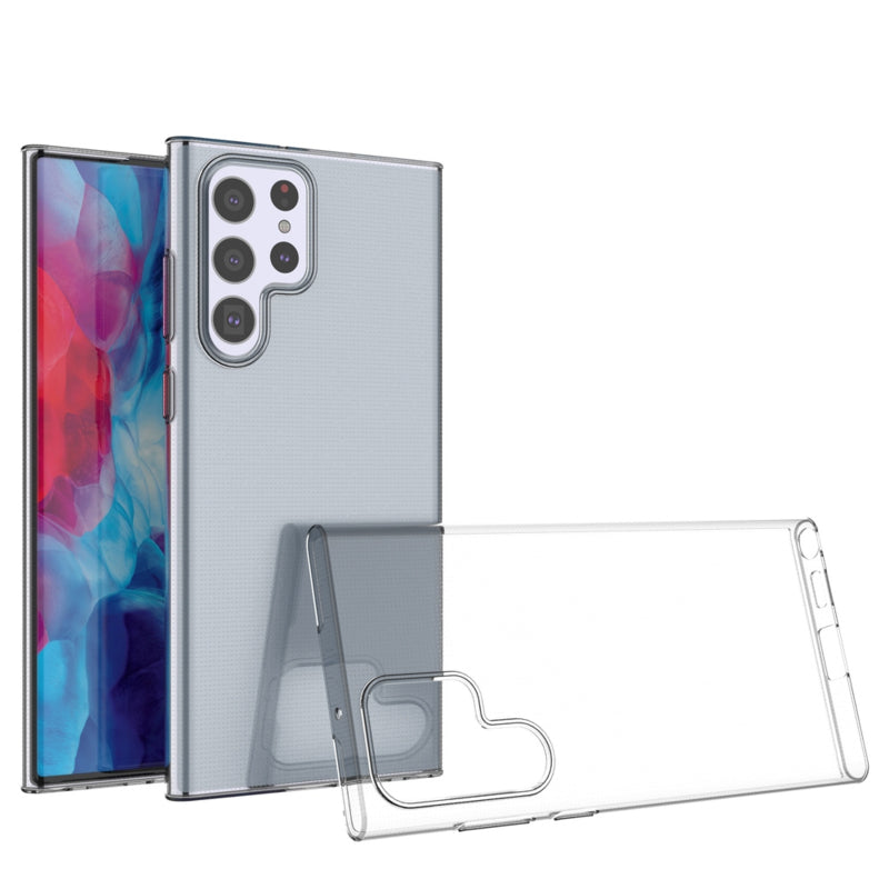 Transparant TPU telefoonhoesje voor Galaxy S22 Ultra