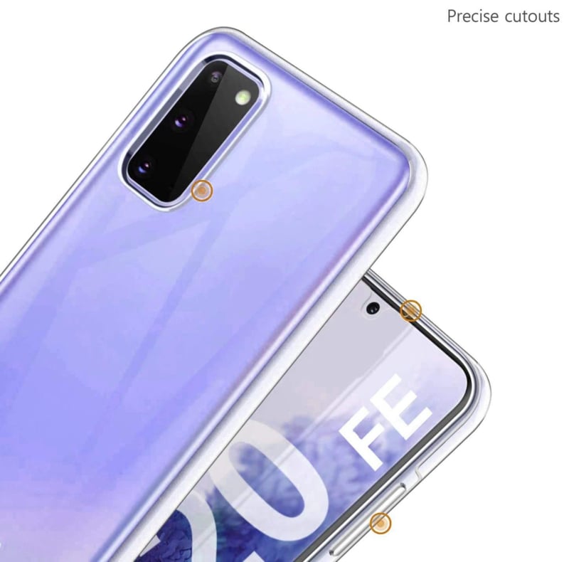 Transparant 360 graden telefoonhoesje voor Galaxy S20 FE