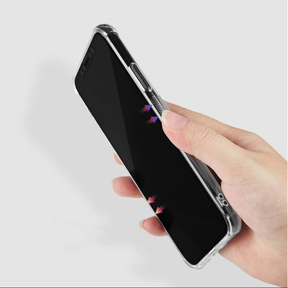 Transparant TPU telefoonhoesje voor iPhone Xr met pasjeshouder