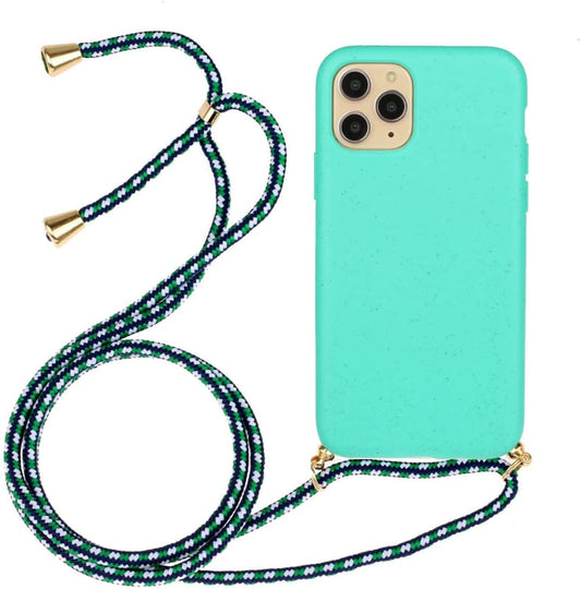 Crossbody TPU Hoesje met Verstelbaar Koord Mintgroen