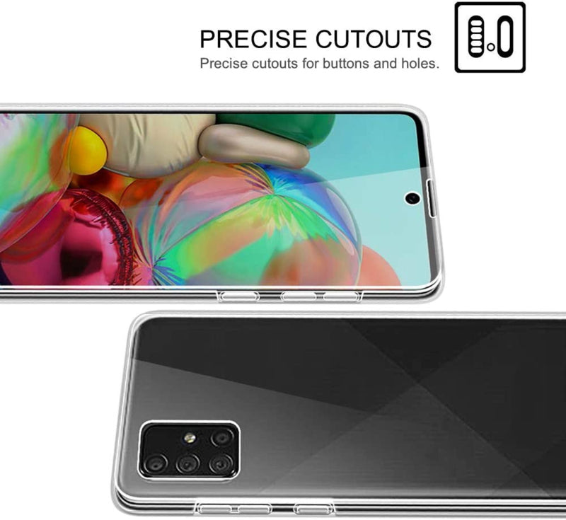 Transparant 360 graden hoesje voor Samsung Galaxy A71