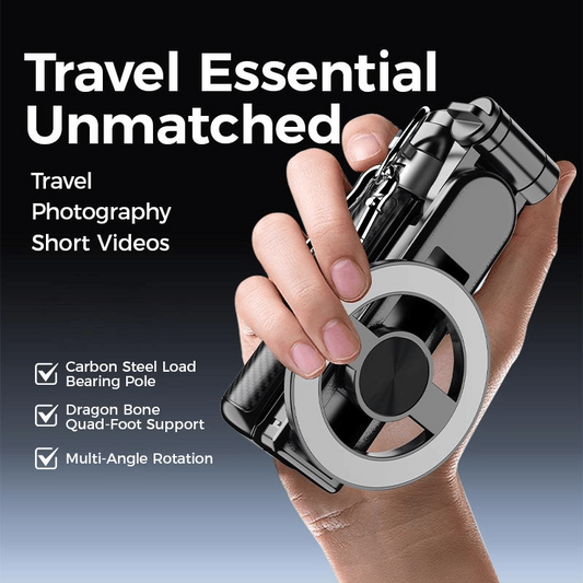 Multifunctionele magnetische selfiestick met draadloze afstandsbediening