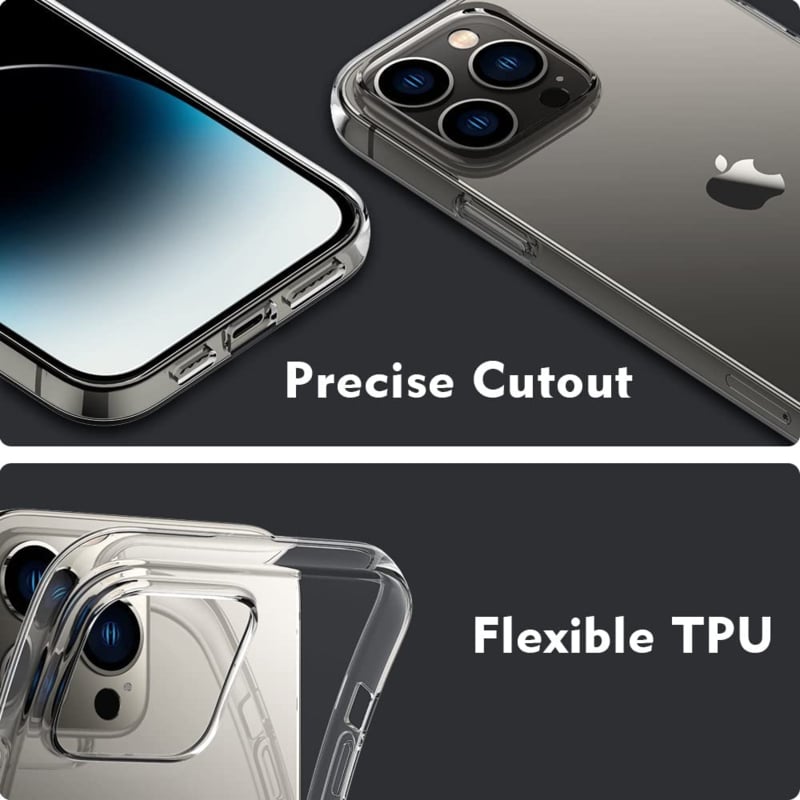 Transparant TPU telefoonhoesje voor iPhone 14 Pro Max