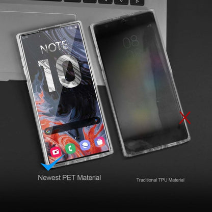 Transparant 360 graden telefoonhoesje voor Galaxy Note 10 Plus