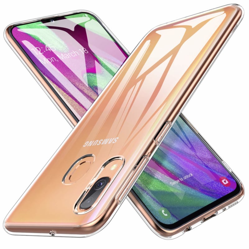 Transparant TPU telefoonhoesje voor Samsung Galaxy A40
