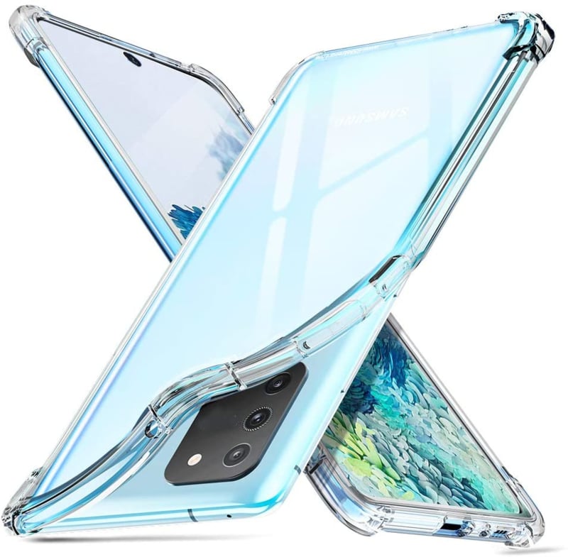 Transparant TPU telefoonhoesje voor Galaxy S20 met hoekbescherming