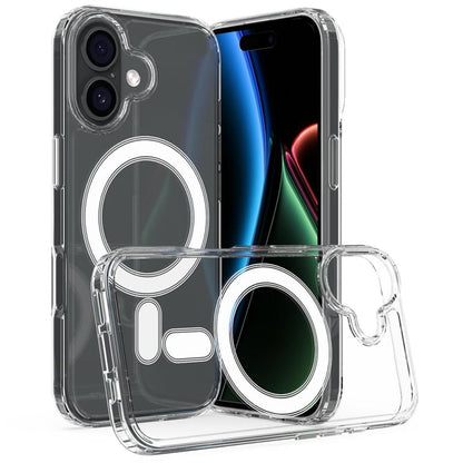 Transparant MagSafe telefoonhoesje voor iPhone 17 van hybrid TPU