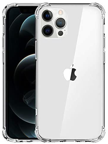 Transparant TPU Telefoonhoesje met Schokbestendige Hoeken voor iPhone 12 Pro Max
