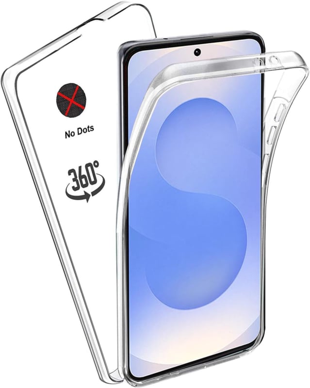 Transparant 360 graden telefoonhoesje voor Galaxy S25
