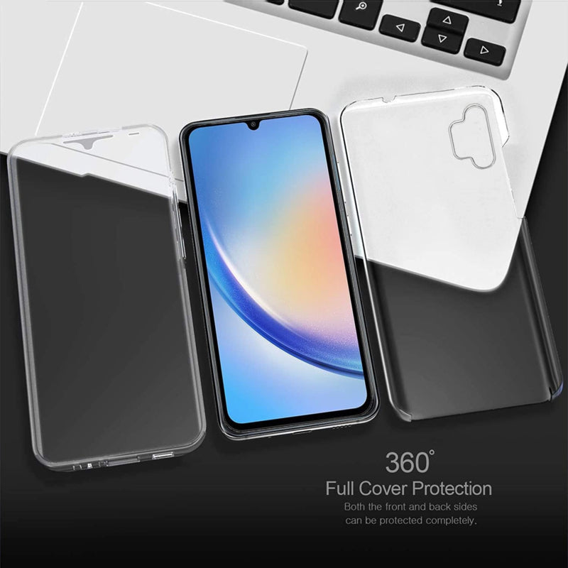 Transparant 360 graden telefoonhoesje voor Galaxy A34 5G
