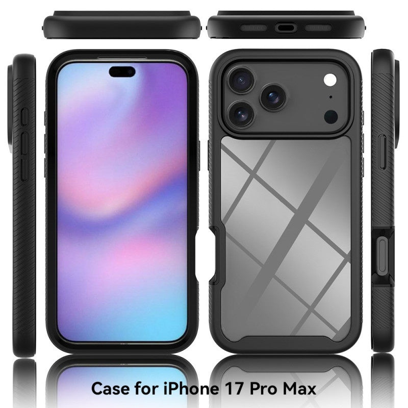 360° Full Protect Hoesje met Geïntegreerde Screenprotector Zwart