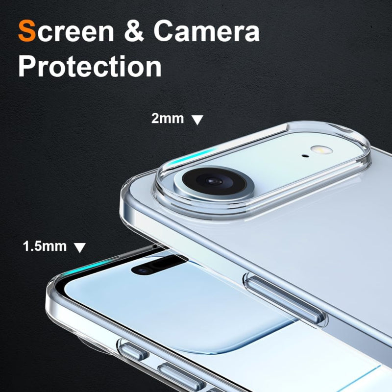 Transparant TPU telefoonhoesje voor iPhone Air met camerabescherming