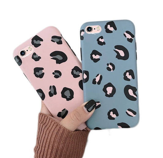 Flexibel TPU telefoonhoesje met luipaardprint voor iPhone 6 / 6S