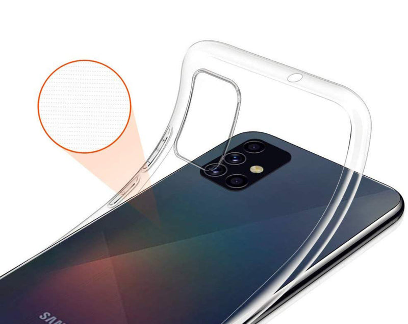 Transparant TPU telefoonhoesje voor Samsung Galaxy A51
