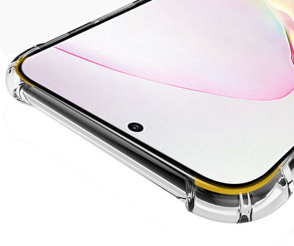 Transparant TPU telefoonhoesje met pasjeshouder voor Galaxy S10e