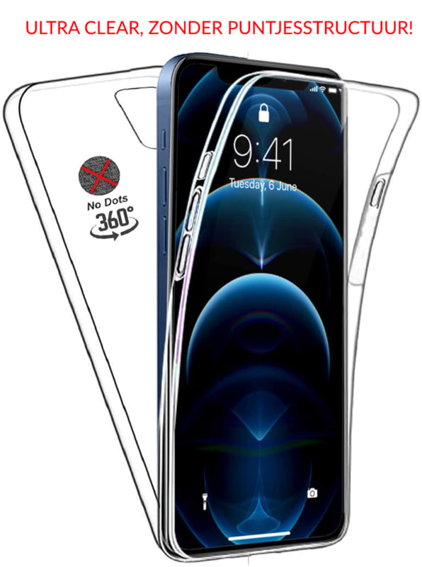 Transparant hybride telefoonhoesje voor iPhone 13 Pro Max