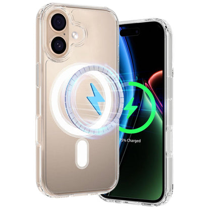 Transparant MagSafe telefoonhoesje voor iPhone 17 van hybrid TPU