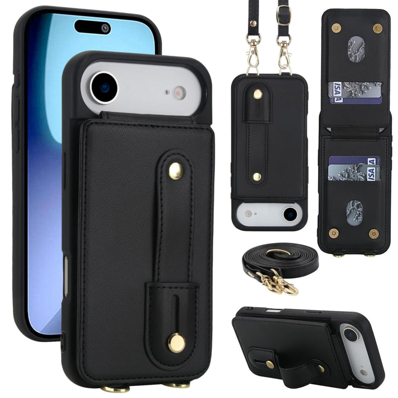 Telefoonhoesje met pasjeshouder en draagkoord voor iPhone Air