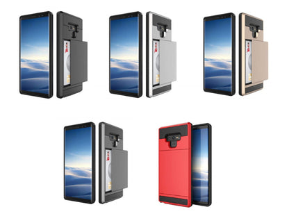 Slide Armor Telefoonhoesje met Pashouder voor Samsung Galaxy Note 9