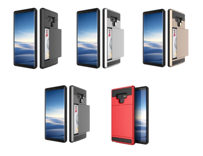 Slide Armor telefoonhoesje met pashouder voor Galaxy Note 20 Ultra
