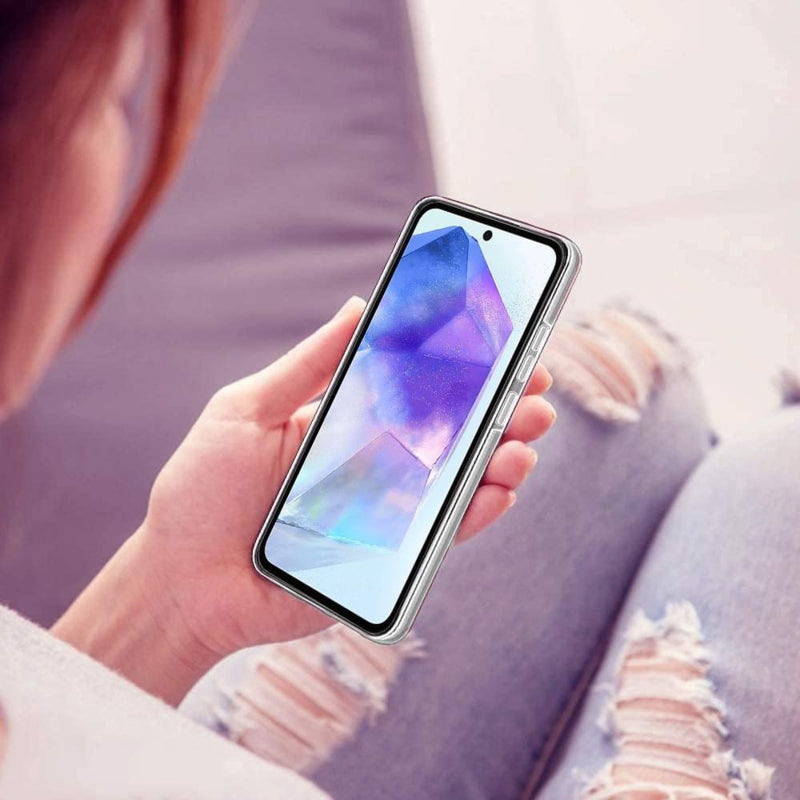 Transparant 360 Graden Hoesje voor Samsung Galaxy A55 5G