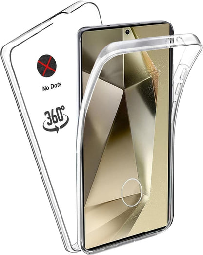 Transparant hybride 360 graden hoesje voor Galaxy S24 Ultra