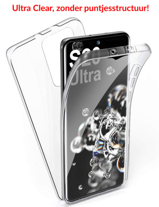 Transparant 360 graden telefoonhoesje voor Samsung Galaxy S20 Ultra