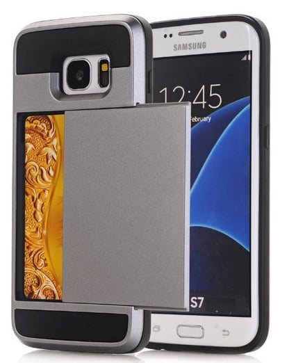 Slide Armor telefoonhoesje voor Galaxy S7 met pashouder