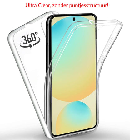 360 Graden telefoonhoesje voor Samsung Galaxy S24 FE met schermfolie | 66535718
