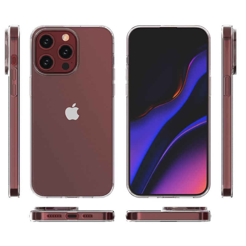 Transparant TPU telefoonhoesje voor iPhone 15 Pro Max