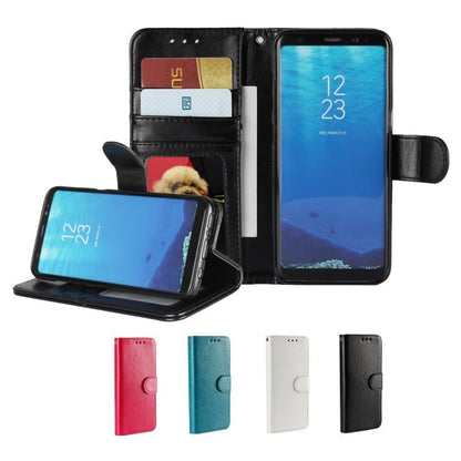 Leren portemonnee hoesje met pasfotovakje voor Galaxy S8 Plus