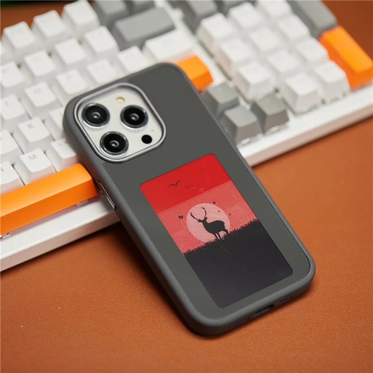 Pixen NFC Telefoonhoesje met Aanpasbaar E-Ink Scherm