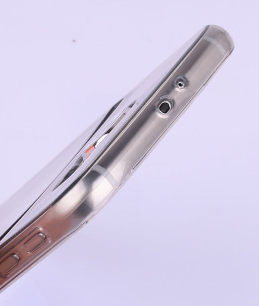 Transparant TPU Telefoonhoesje Met Pasjesvakje Voor Galaxy S6