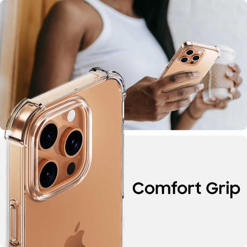 Transparant TPU telefoonhoesje met Air Cushion voor iPhone 16 Pro
