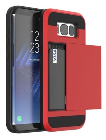 Armor Telefoonhoesje met Pashouder voor Galaxy S8 Plus