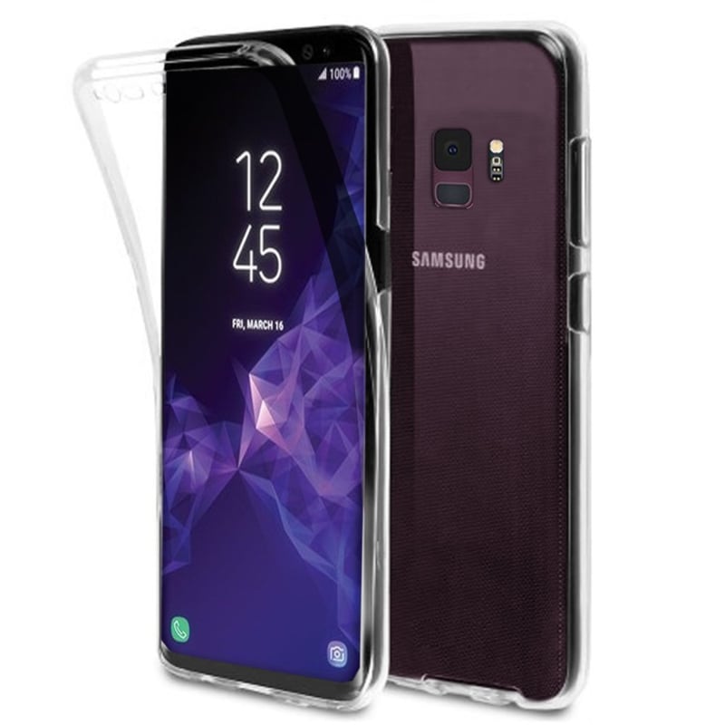 Transparant TPU telefoonhoesje met 360 graden bescherming voor Galaxy S9
