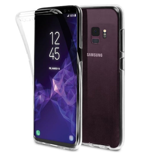 Transparant TPU telefoonhoesje met 360 graden bescherming voor Galaxy S9