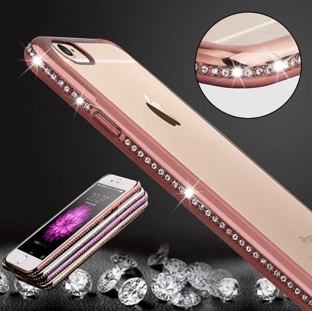 Bling telefoonhoesje voor iPhone 6 / 6S met strass-steentjes