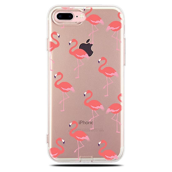 Flexibel TPU telefoonhoesje met flamingo print voor iPhone 7/8 Plus